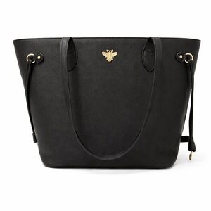 Boutique Black Gold Bee Tote Bag